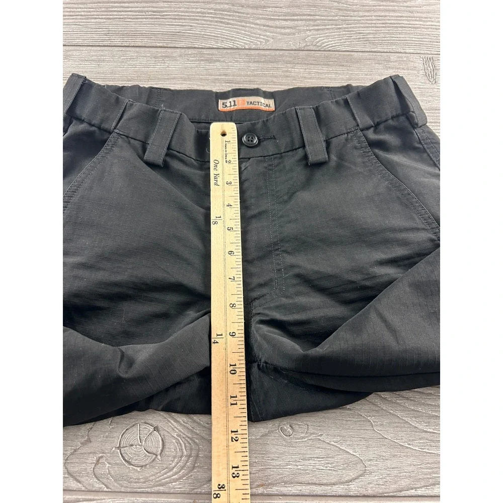 5.11 Tactical Mens Black Ripstop Cargo Pants Straight Leg 30x32 Outdoor Work